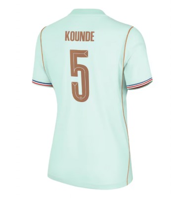 Frankrike Jules Kounde #5 Replika Bortatröja Damer VM 2026 Kortärmad